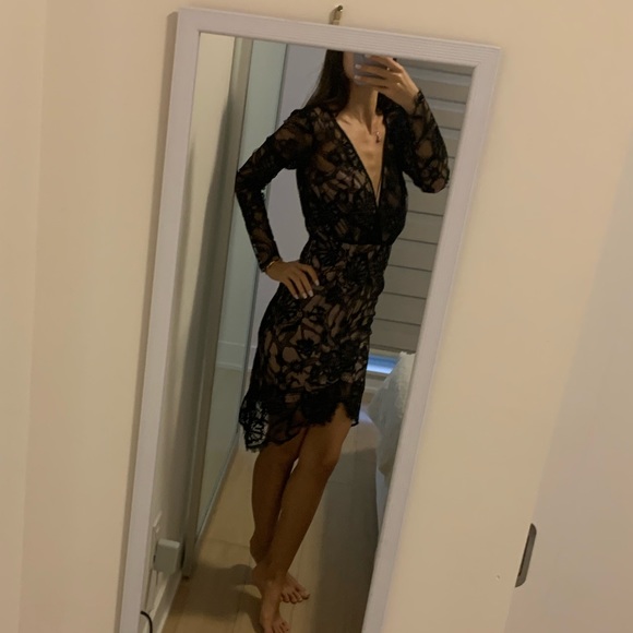 Lace Evening Dress - Picture 2 of 8